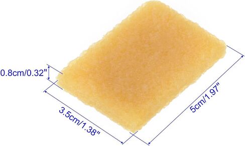 6 Pack Rubber Residue Eraser - Cleaning Tool for Removing Adhesive Glue from Paper Plastic, Apply to Art Craft (Yellow, 8.2cmx2cmx1cm) in Saudi Arabia