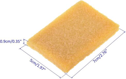6 Pack Rubber Residue Eraser - Cleaning Tool for Removing Adhesive Glue from Paper Plastic, Apply to Art Craft (Yellow, 8.2cmx2cmx1cm) in Saudi Arabia