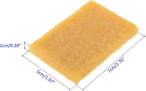 6 Pack Rubber Residue Eraser - Cleaning Tool for Removing Adhesive Glue from Paper Plastic, Apply to Art Craft (Yellow, 8.2cmx2cmx1cm) in Saudi Arabia