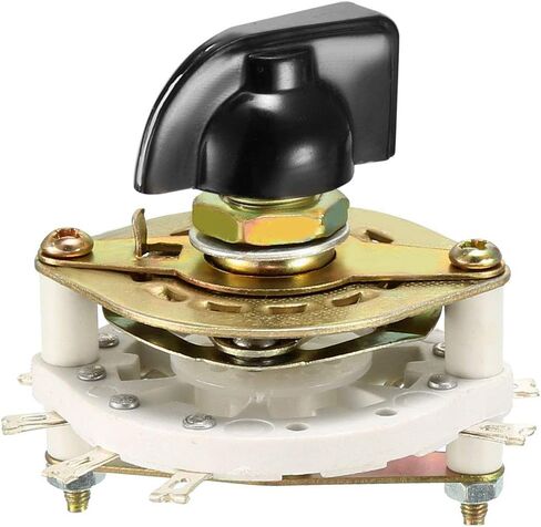 uxcell 2P3T 2 Pole 3 Position 1 Deck Band Channel Rotary Switch Selector with Knob in Saudi Arabia