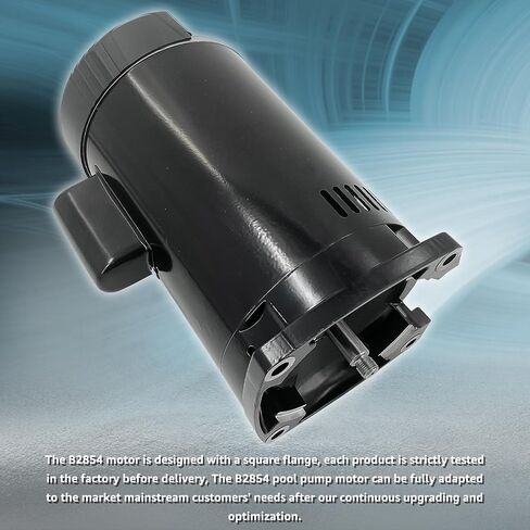 B2854 1-1/2 HP محرك ذو شفة مربعة لحمام السباحة 3450 دورة في الدقيقة 8.0/16.0 أمبير 230/115 فولت 1.1 عامل خدمة 56Y إطار PSC ODP الضميمة - B2854 محرك مضخة حمام السباحة والمنتجع الصحي in Kuwait