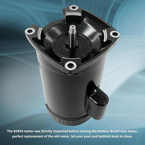 B2854 1-1/2 HP محرك ذو شفة مربعة لحمام السباحة 3450 دورة في الدقيقة 8.0/16.0 أمبير 230/115 فولت 1.1 عامل خدمة 56Y إطار PSC ODP الضميمة - B2854 محرك مضخة حمام السباحة والمنتجع الصحي in Kuwait