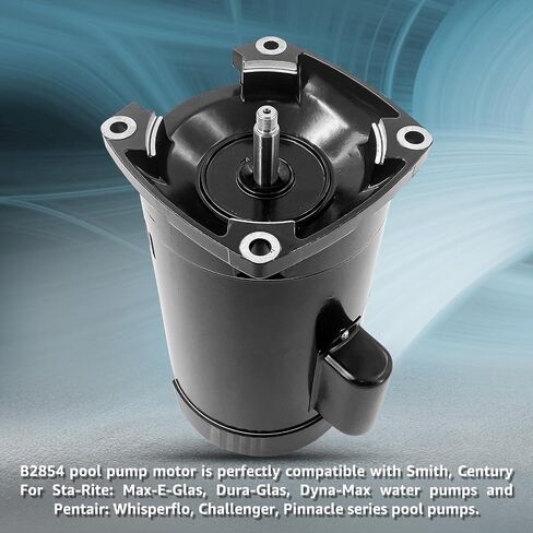 B2854 1-1/2 HP محرك ذو شفة مربعة لحمام السباحة 3450 دورة في الدقيقة 8.0/16.0 أمبير 230/115 فولت 1.1 عامل خدمة 56Y إطار PSC ODP الضميمة - B2854 محرك مضخة حمام السباحة والمنتجع الصحي in Kuwait