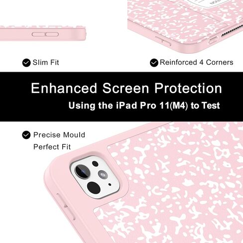 Soke for New iPad Pro 11 Inch Case (M4) 5th Generation 2024 with Pencil Holder - [Shockproof + Apple Pencil Charging + Auto Wake/Sleep], Soft TPU Back Cover for iPad Pro 11", Book Black in Saudi Arabia