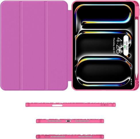 Soke for New iPad Pro 11 Inch Case (M4) 5th Generation 2024 with Pencil Holder - [Shockproof + Apple Pencil Charging + Auto Wake/Sleep], Soft TPU Back Cover for iPad Pro 11", Book Black in Saudi Arabia