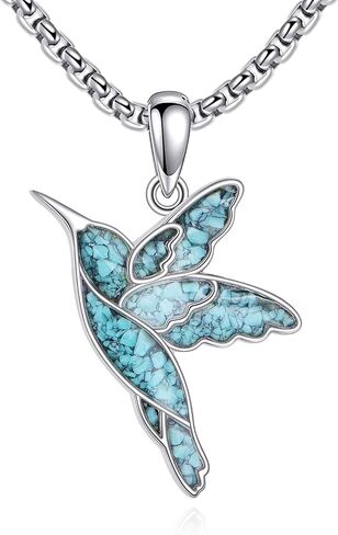 Italian Horn Necklace Sterling Silver Italian Horn Turquoise Pendant Necklace Italian Horn Jewelry Gifts for Women Men in Kuwait