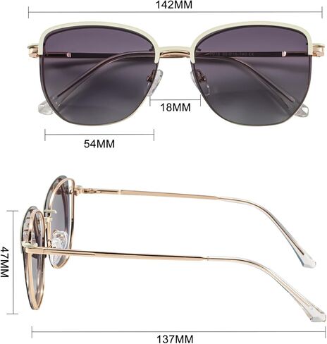 OCCI CHIARI Magnetic Clip on Sunglasses Readers Women Polarized Reading Sunglass 1.0 1.25 1.5 1.75 2.0 2.25 2.5 2.75 3.0 in Kuwait