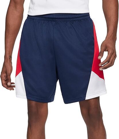 شورت كرة السلة للرجال من Nike Dri-FIT Rival CV1923-410 (كحلي/أحمر)، مقاس متوسط in Saudi Arabia