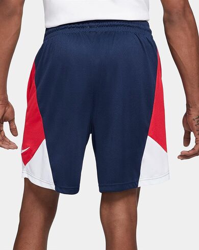 شورت كرة السلة للرجال من Nike Dri-FIT Rival CV1923-410 (كحلي/أحمر)، مقاس متوسط in Saudi Arabia