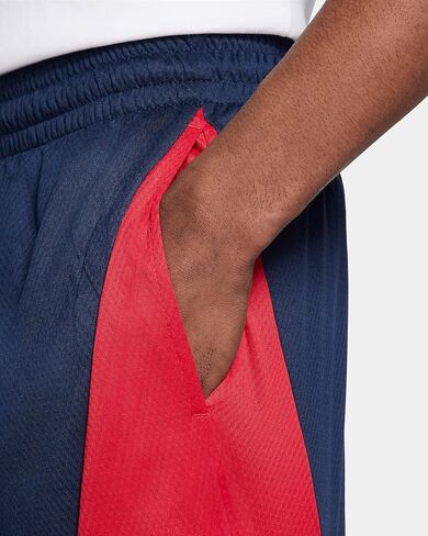 شورت كرة السلة للرجال من Nike Dri-FIT Rival CV1923-410 (كحلي/أحمر)، مقاس متوسط in Saudi Arabia