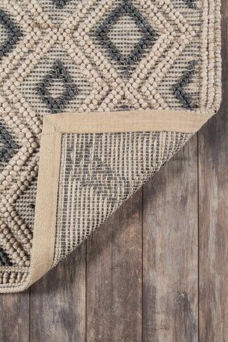 Momeni Andes Wool and Viscose Area Rug 2'3" X 8' Runner Beige in Kuwait