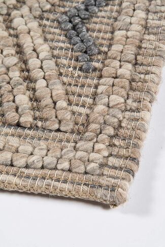 Momeni Andes Wool and Viscose Area Rug 2'3" X 8' Runner Beige in Kuwait