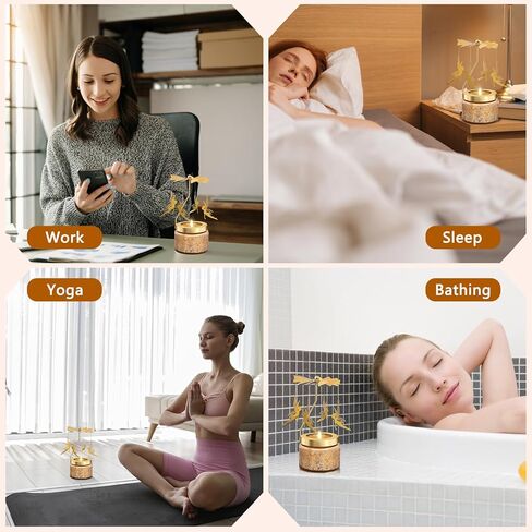 هدايا الشموع للنساء، هدايا عيد ميلاد فريدة للنساء، هدايا مضحكة للزوجة وصديقة الأخت، هدايا شموع معطرة قابلة للدوران لعيد الميلاد وعيد الشكر وعيد الحب in Kuwait