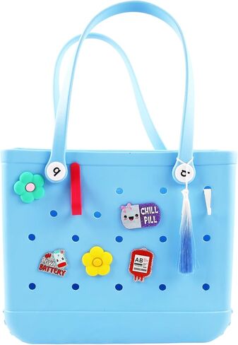3.15inches/8cm Hard Acrylic Softball Charm for Bogg Bag and Simply Southern Bag, Ball Sport Decorative Accessory for Rubber Beach Tote in Saudi Arabia