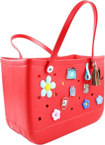 3.15inches/8cm Hard Acrylic Softball Charm for Bogg Bag and Simply Southern Bag, Ball Sport Decorative Accessory for Rubber Beach Tote in Saudi Arabia