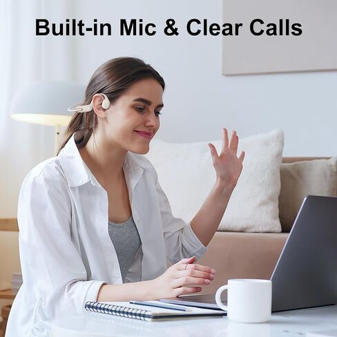 سماعات توصيل العظام IPX8 سماعات السباحة المقاومة للماء سماعة بلوتوث لاسلكية 5.3 سماعات أذن مدمجة 32 جيجا مفتوحة للأذن الرياضية مع مشغل MP3 لتحت الماء والجري وركوب الدراجات والمشي لمسافات طويلة in Saudi Arabia