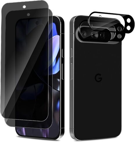 [2+2 Packs Screen Protector Compatible with OnePlus 12R Tempered Glass [Fingerprint Unlock] [Anti-Scratch] [9H Hardness] [HD] [No Bubbles], Camera Lens Protector Film for OnePlus 12R in Saudi Arabia