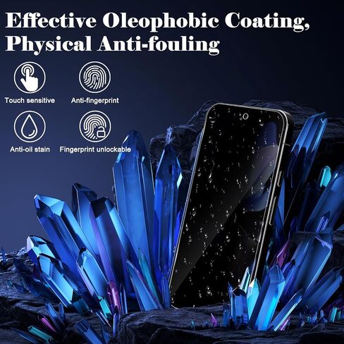 [2+2 Packs Screen Protector Compatible with OnePlus 12R Tempered Glass [Fingerprint Unlock] [Anti-Scratch] [9H Hardness] [HD] [No Bubbles], Camera Lens Protector Film for OnePlus 12R in Saudi Arabia