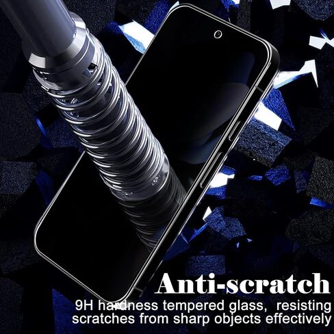 [2+2 Packs Screen Protector Compatible with OnePlus 12R Tempered Glass [Fingerprint Unlock] [Anti-Scratch] [9H Hardness] [HD] [No Bubbles], Camera Lens Protector Film for OnePlus 12R in Saudi Arabia