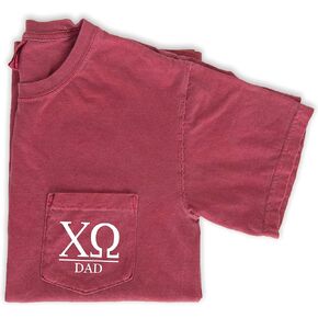 Gamma Phi Beta Dad Shirt Sorority Comfort Colors Pocket Tee