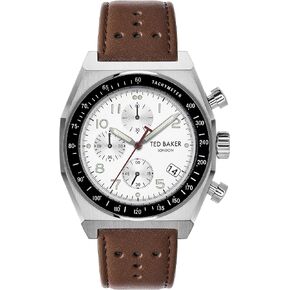 Ted Baker Filey Brown Leather Strap Watch (Model: BKPFIF2029I)