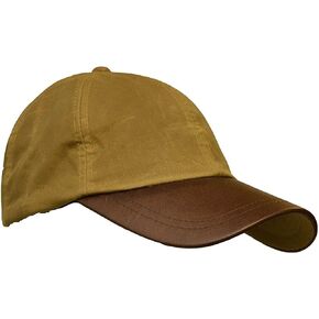 Walker and Hawkes - Wax Brunswick Baseball Cap w/Leather Peak - One-Size