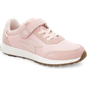 Stride Rite Girls M2P Zips Jogger Athletic Sneaker, Pink, 1 Wide Little Kid