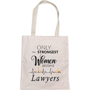 MBMSO Lawyer Tote Bag Attorney Gifts Lawyer Handbag Law Student Gifts only the Strongest Women Become Lawyers Shoulder Bag (Lawyer Tote Bag)