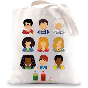 Be More Chill Musical Tote Bag Be More Chill Musical Gifts Be More Chill Musical Merch Broadway Musical Shoulder Bag (glasses brown white)