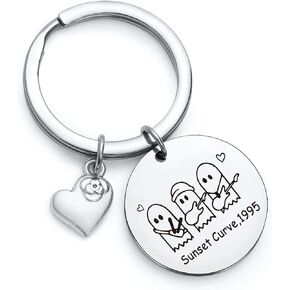 TV Show Inspired Keychain Ghost Jewelry Bestie Gift Music Inspirational Gift