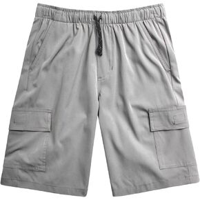 Weatherproof Vintage Boys' Shorts - Stretch Fit Pull On Cargo Tech Shorts - Hybrid Cargo Shorts for Boys (S-XL)