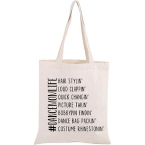 Dance Competition Merchandise Dance Mom Life Tote Bag Dance Moms Club Gift Mother's Day Gift