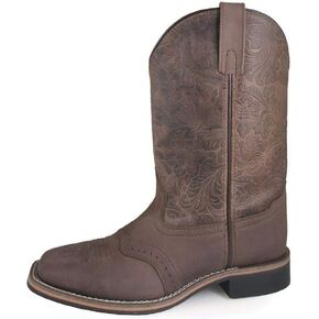 Smoky Mountain Boots | Brandy Series | Women’s Western Boot | 10-Inch Height | Square Toe | Genuine Leather | Rubber Sole & Block Heel | Tricot Lining & Leather Upper | Steel Shank