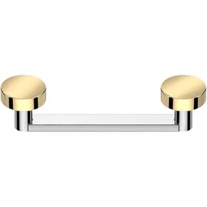 Dynamique Implant Grade Titanium Internally Threaded Flat Surface Barbell With Titanium Flat Round Tops (Sold Per Piece)