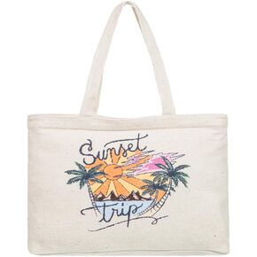 Roxy Women's Summer Flower Tote Bag, Natural 234, One Size