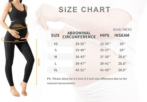 سراويل اليوغا النسائية من AFITNE للحمل فوق البطن مع جيوب، سراويل ضيقة ناعمة قابلة للتمدد للتمرين in Kuwait