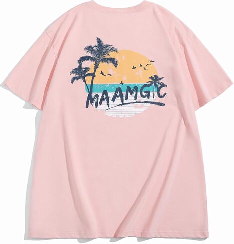 maamgic Mens Graphic T-Shirts Soft Cooling Touch Tees with Pocket in Kuwait