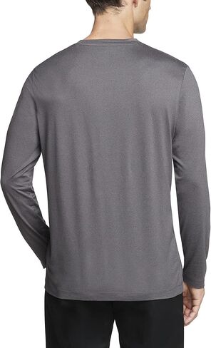 تي شيرت Van Heusen رجالي كبير وطويل الأداء ذو ​​أكمام طويلة ورقبة دائرية in Kuwait