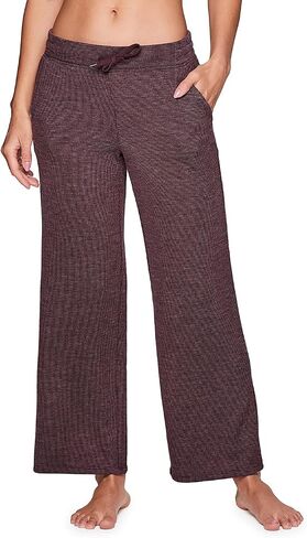RBX Active Women's Lounge Pant, Relaxed Wide Leg Ribbed Flare Pant with Pockets in Saudi Arabia
