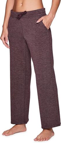 RBX Active Women's Lounge Pant, Relaxed Wide Leg Ribbed Flare Pant with Pockets in Saudi Arabia