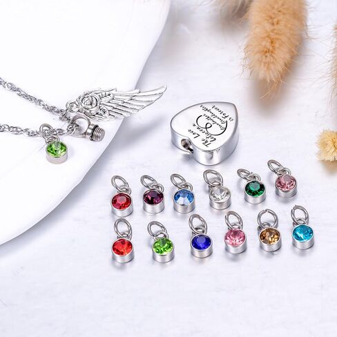 Heart Urn Necklace for Ashes Love between Family Members Cremation Memorial Jewelry Keepsake Pendant for Loss Cremation Urn Necklace Ash Holder Sympathy Gift in Saudi Arabia