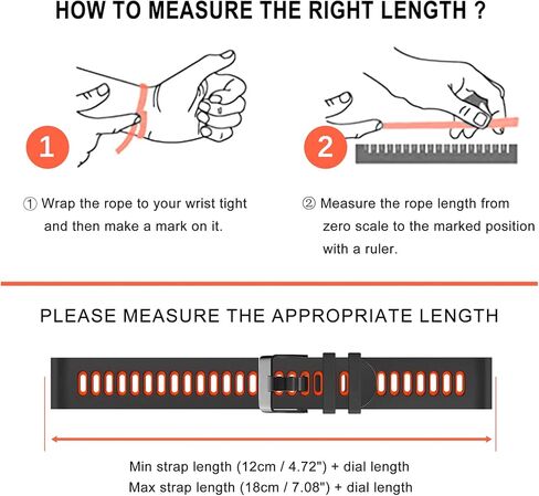 سوار ساعة RoYiio من السيليكون لعرض العروة 20 ملم/22 ملم، تحرير سريع، حزام بديل رياضي ناعم مريح للرجال والنساء in Kuwait