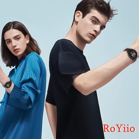 سوار ساعة RoYiio من السيليكون لعرض العروة 20 ملم/22 ملم، تحرير سريع، حزام بديل رياضي ناعم مريح للرجال والنساء in Kuwait