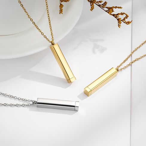 Plumiss Hidden Secret Message Slider Necklace Funny Inspirational Jewelry Gifts for Daughter/Sister/Mom/Friend, Unique Friendship Jewelry, Perfect Birthday Gifts in Saudi Arabia