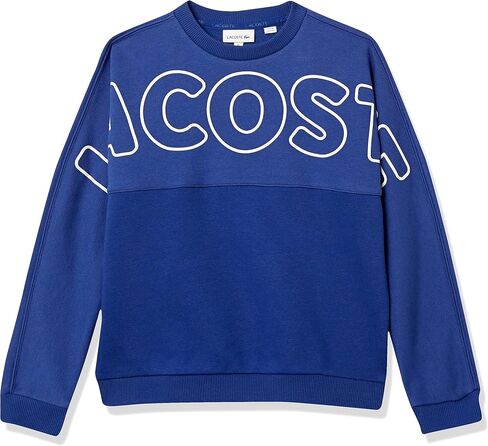 Lacoste Boy's Long Sleeve Colorblock Crewneck Sweatshirt in Saudi Arabia