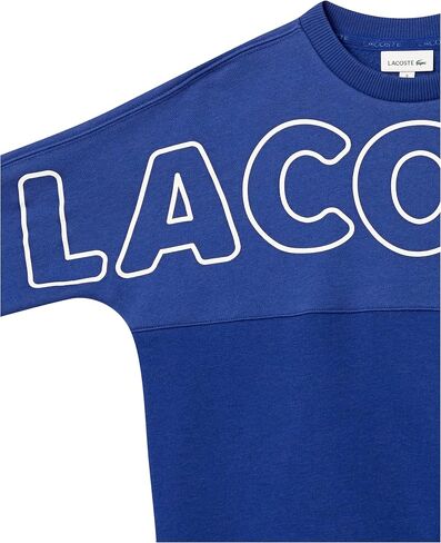 Lacoste Boy's Long Sleeve Colorblock Crewneck Sweatshirt in Saudi Arabia