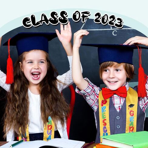 15 Pieces Kids Graduation Stole Preschool Printed Graduation Stole Unisex Sash for Kids Toddler Graduation Supplies in Saudi Arabia