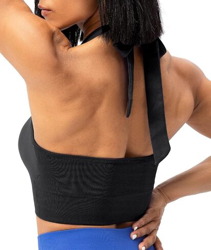 حمالة صدر رياضية نسائية من Lavento بدون خياطة مع رباط خلفي لليوجا وحمالة صدر قصيرة in Kuwait