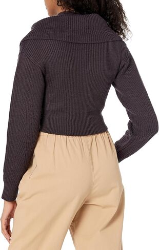 Women's Zip Up Layered Sweater in Kuwait