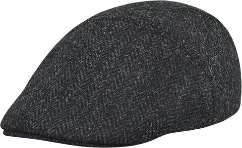 Sterkowski Ivy Five Scally Cap | Harris Tweed Flat Cap for Men and Women | Warm 5 Panels Newsboy Cap in Kuwait